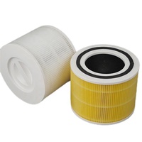 Filtre de remplacement pour purificateur d'air Levoit Core 300 RF PA, triple filtre HEPA, charbon actif jaune, haute efficacité