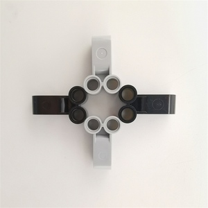 No.32557 Moc Pin konnektör çift 3L çocuk oyuncakları aks yapı tuğlaları - Product Image 3
