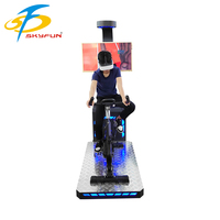Simulador de Ciclismo 9D VR, Construcción Metálica, Máquina Deportiva para Uso Doméstico, Equipo de Fitness, Parque de Atracciones