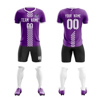 Maillots de Football de haute qualité, ensemble complet, maillot de Football à Sublimation personnalisé pour jeunes, maillot de Football à séchage rapide, vêtements de Football pour hommes