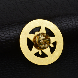 Broche y Pin de la Orden del Estrella de Oriente de los Masones Libres, Insignia Masónica de Solapa, Artesanía en Metal - Product Image 6