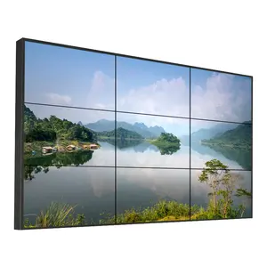 Combo Digital Signboard 46 Inch Multi Screen Splicing Video Wall LCD Touch Screen Advertising Player