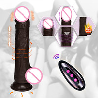 9 Vibration Riesige Schub dildo Silikon Penis Adult Toys Weibliche Heizung Rotierende Realistische Vibrations dildo maschine für Frauen