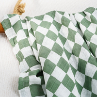 Couverture Bébé Personnalisée Kangobaby en Coton Doux Imprimé 100% – Tissu Tricoté en Mousseline pour Emmaillotage