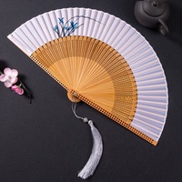Artisanat en bambou exquis, personnalisation sur mesure, éventails pliants en bambou de haute qualité pour la danse