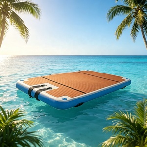 Plataforma Flotante Modular <span class=keywords><strong>para</strong></span> Negocios <span class=keywords><strong>de</strong></span> Alquiler, Plataforma <span class=keywords><strong>de</strong></span> Natación, Plataforma Flotante Inflable, Isla Flotante <span class=keywords><strong>para</strong></span> Diversión Acuática Familiar - Product Image 1