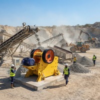 PE Jaw Crusher UNIK dengan Komponen Inti Gear, Kapasitas Maks. 200t/jam, Motor AC, Mudah Dioperasikan, Garansi 1 Tahun untuk Pertambangan Quarry