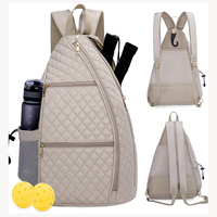 Sac de pickleball extra durable, bandoulière, grande capacité pour raquettes de tennis et de pickleball, construction robuste pour les sports de plein air