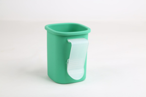 OEM Silicone Storage Box Desktop Organizer Pen Holder & Small Item <b>Caddy</b> for Office School & Home (9.5x9.2x12cm) - Product Image 3