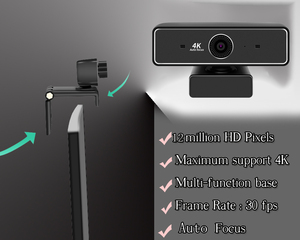 Mise au point automatique UHD 4K vidéoconférence <span class=keywords><strong>Webcam</strong></span> 10x Zoom numérique Microphone Interface USB Image CMOS <span class=keywords><strong>pour</strong></span> <span class=keywords><strong>ordinateur</strong></span> portable <span class=keywords><strong>Prix</strong></span> bas - Product Image 4