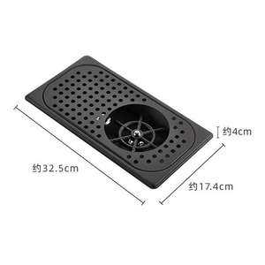 Rince-gobelet automatique en métal et verre Rinser Home Kitchen Sink Accessoire pour bar et tasses - Product Image 2