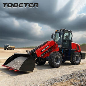 TOBETER TL2500 4WD Mini chargeuse sur pneus télescopique robuste pour la manipulation de matières premières dans une petite usine chimique - Product Image 2