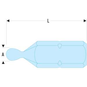 FACOM - ETS.105 ETS.1-Embouts standard série 1 à tête sphérique pour vis hexagonales à tête fraisée INSERTS POUR VISSAGE - Product Image 2