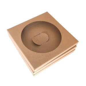 Folding Cardboard Box Coaster Box 350g Paperboard Rectangle Perforated <b>Gift</b> Craft Packaging - Product Image 3