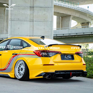 Yofer mồi tự động phụ tùng phổ 11th gen phụ kiện xe hơi Spoiler khuếch tán bumpers cho <span class=keywords><strong>Honda</strong></span> <span class=keywords><strong>Civic</strong></span> - Product Image 3