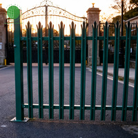 Clôture de palissade de secteur public-Solution durable et sûre pour des écoles, des parcs, des infrastructures et des composés de service