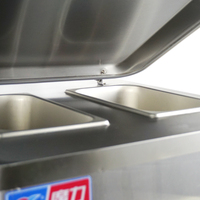 Machine à glaces italiennes et yaourts glacés Gongly, nouvelle machine à snacks en acier inoxydable à haute productivité