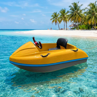 Jet ski électrique, bateau kart en fibre de verre, 50 km/h, 18 kW, mini jet ski, location pour sports nautiques
