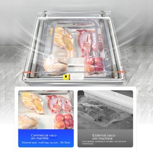 Machine d'emballage sous vide électrique commerciale pour céréales, noix, viande et produits chimiques - Scellage automatique des aliments - Product Image 3