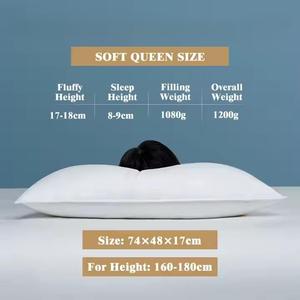 Bán Buôn Bộ Nhớ Sang Trọng Giường Gối Mềm Điền Xuống Khách Sạn Giường Ngủ Hilton Gối 650G - Product Image 6