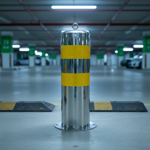 Borne de sécurité pour parking avec base lourde |   Poteau de sécurité pour parking avec base lourde - Product Image 3