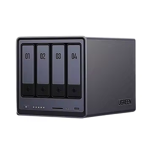 NASync 4-Bay Storage DXP4800 รองรับการทำงานหลายโปรแกรมพร้อมกันอย่างราบรื่นด้วยแรม DDR5 ความเร็วสูง 8GB (ขยายได้สูงสุด 16GB) DXP4800 - Product Image 1
