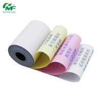 Rouleau de papier autocopiant Offre Spéciale 3/4 plis 2 plis NCR Papier blanc vierge pour caisse enregistreuse