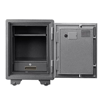 Caja Fuerte Ignífuga de Alta Resistencia Safewell con Teclado Electrónico y Llave, Caja de Seguridad de Acero Resistente al Fuego para Documentos de Oficina y Negocios