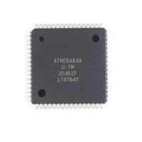Microcontrôleur IC série AVR 8 bits 16 MHz 64 Ko FLASH 64TQFP ATMEGA64A-AU Service de liste B-O-M