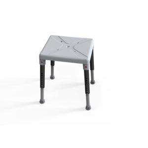 Asiento de Taburete de bañera de pies antideslizantes con marco de aluminio de altura ajustable para personas mayores discapacitadas - Product Image 1