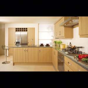 Muebles de Cocina Modernos y Sencillos a Precio de Fábrica, Diseño de Madera, Muebles de Cocina Modulares, Armario Alto con Isla - Product Image 6