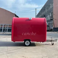 Chariot de rue populaire en UE pour glaces, bonbons, hot-dogs et snacks – Camion de restauration mobile