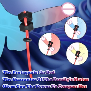 טבעות פין לגברים, מגרה לבריאות מינית, מכשיר להנאה, טבעת זין מסיליקון רב פעמית, משפר זקפה, צעצועי מין - Product Image 2