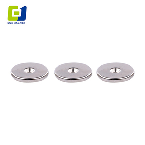 แม่เหล็กแม่เหล็ก25X5มม. แผ่นดิสก์นีโอดิเมียมมีรูหัวแบบ countersunk แม่เหล็กที่แข็งแรงถาวรที่หายากพร้อมสกรู6ตัว - Product Image 6