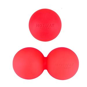 Silikon-Doppel-Lacrosse-Massageball Mobilitätsball Tiefengewebe-Massagewerkzeug Erdnuss-Massageball für Myofasziale Muskelentspannung - Product Image 3