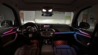 Kit d'éclairage d'ambiance intérieur 256 couleurs Symphony pour BMW X3 X4 G01 G02 2018-2024 - Accessoires de garniture d'ambiance