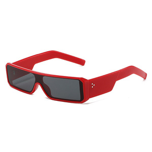 Lunettes de soleil rectangulaires Lmamba 68179 Y2k, petites montures, pour femmes et hommes, marque de mode, lunettes de soleil tendance, punk, UV400 - Product Image 5