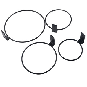 Round Wall Mount <b>Plant</b> Holder 4 5 6 8 Inch Carbon Steel <b>Hooks</b> For Indoor Outdoor Hanging Potted <b>Plants</b> - Product Image 5