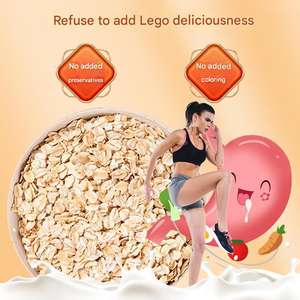 Hericium susu jamur Oatmeal sarapan instan sereal halus kering pengganti makanan bubuk tas besar kotak cangkir untuk dewasa - Product Image 4