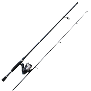 Ensemble de <span class=keywords><strong>pêche</strong></span> OEM 6' Fast Action Walleye & Carp Combo, <span class=keywords><strong>canne</strong></span> et <span class=keywords><strong>moulinet</strong></span> 2 pièces en graphite composite et fibre de verre, 1/16-1/4oz, 4-15lb - Product Image 1
