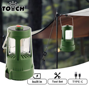 Compact Vintage <b>LED</b> <b>Camping</b> <b>Lantern</b> Filament Effect Hanging Handle USB Rechargeable Lithium Battery Waterproof 2700K Warm White - Product Image 5