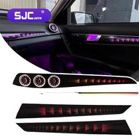 SJC 64 couleurs, éclairage ambiant pour voiture, pour Benz Classe C W204 2008-2014, LHD/RHD, sortie d'air, éclairage intérieur automatique, barre de lumière LED 12v