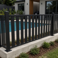 Panneaux de clôture en aluminium de qualité supérieure pour zones côtières, 6063-T5, résistants au sel, revêtement poudré, écran d'intimité pour l'Australie et la Nouvelle-Zélande