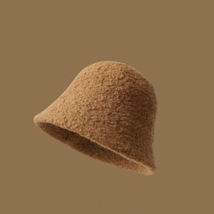 Hot Bán Mùa Đông Ấm Xô Hat Rộng vành Rắn Màu <span class=keywords><strong>S</strong></span>ắc Biểu Tượng Tùy Chỉnh Unisex Du Lịch Ngoài Trời Người Đam mê Cashmere Xô Hat - Product Image 5