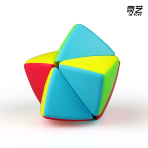 Qiyi 2x2 Rice Dumpling Rubik's Cube, puzzle coloré stimulant le cerveau pour enfants, jouet éducatif - Product Image 2