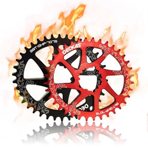 OEM/ODM DECKAS MTB 32/34/36/38T Platos redondos ovalados Bicicleta de montaña Rueda de <span class=keywords><strong>cadena</strong></span> de bicicleta de carretera Ajuste para <span class=keywords><strong>XX1</strong></span> XO1 X1 GX XO - Product Image 1