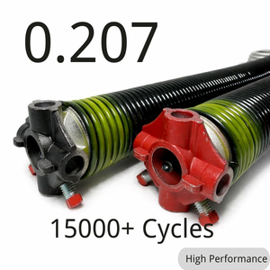 Resorte de Torsión para Puerta de Garaje de 0.207 Pulgadas de Diámetro Interior, Alta Durabilidad, 15000 Ciclos, Recubrimiento Electrostático - Product Image 1