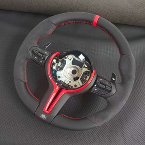 Volantes de Cuero <span class=keywords><strong>BMW</strong></span> de Alta Calidad con Marcas de Centrado Rojas, Aptos para F10 F30 F22 F42 x3 x4 x5 m3 m4 f06 f16 f28 - Product Image 3