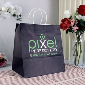 Custom logo Kraft Paper Shopping Bags Clothing Multi-purpose Use Promotion Supermarket Shopping Food Craft Packaged Paper Bag - Product Image 2