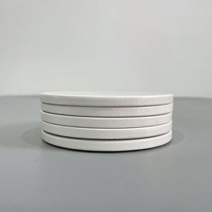 Rts Stock Glossy Matte Sublimation Blank Tiles Classic Eco-Friendly Round <b>Ceramic</b> <b>Coasters</b> for Diy Printing - Product Image 2